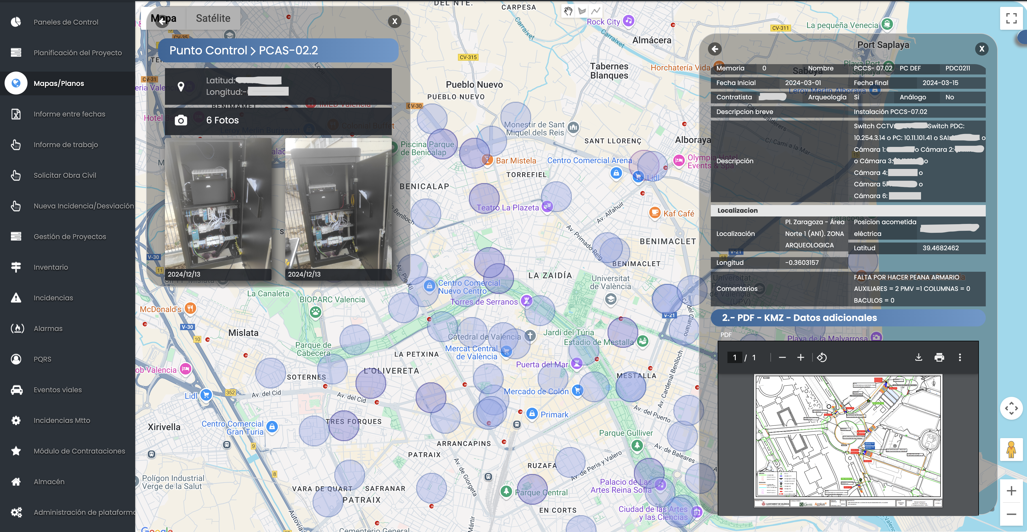 Panel de indicadores de cumplimiento en Galgo